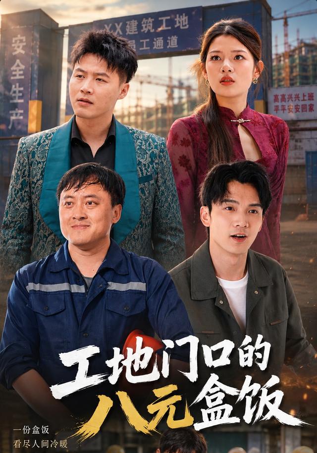 工地门口的八元盒饭